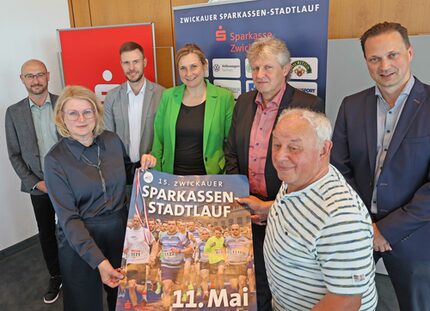Stadtlauf: Teilnehmer Pressegespräch